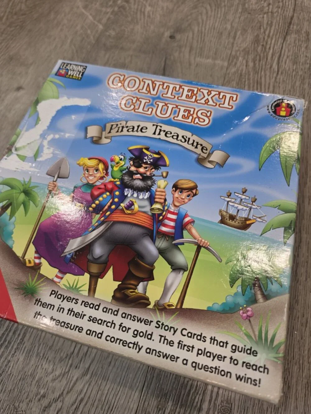 Context Clues Pirate Treasure Reading Skill Game 2-6 Players RL 2.0-3.5 Learning